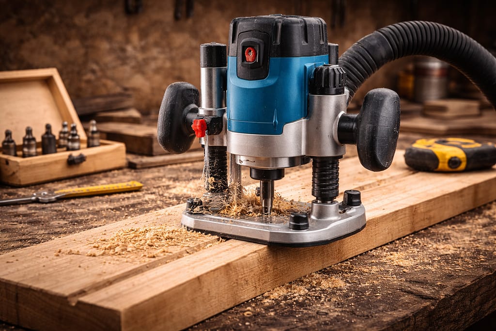 outils de bricolage pour débutant, la fraiseuse