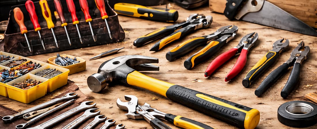 Marteau, tournevis, pince : les outils à main indispensables pour bien débuter en bricolage