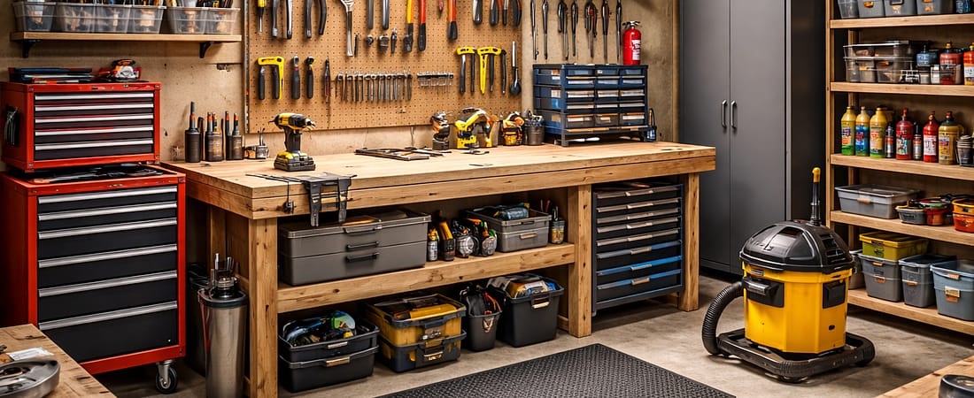 Équipements d’atelier indispensables : bien s’organiser pour bricoler efficacement