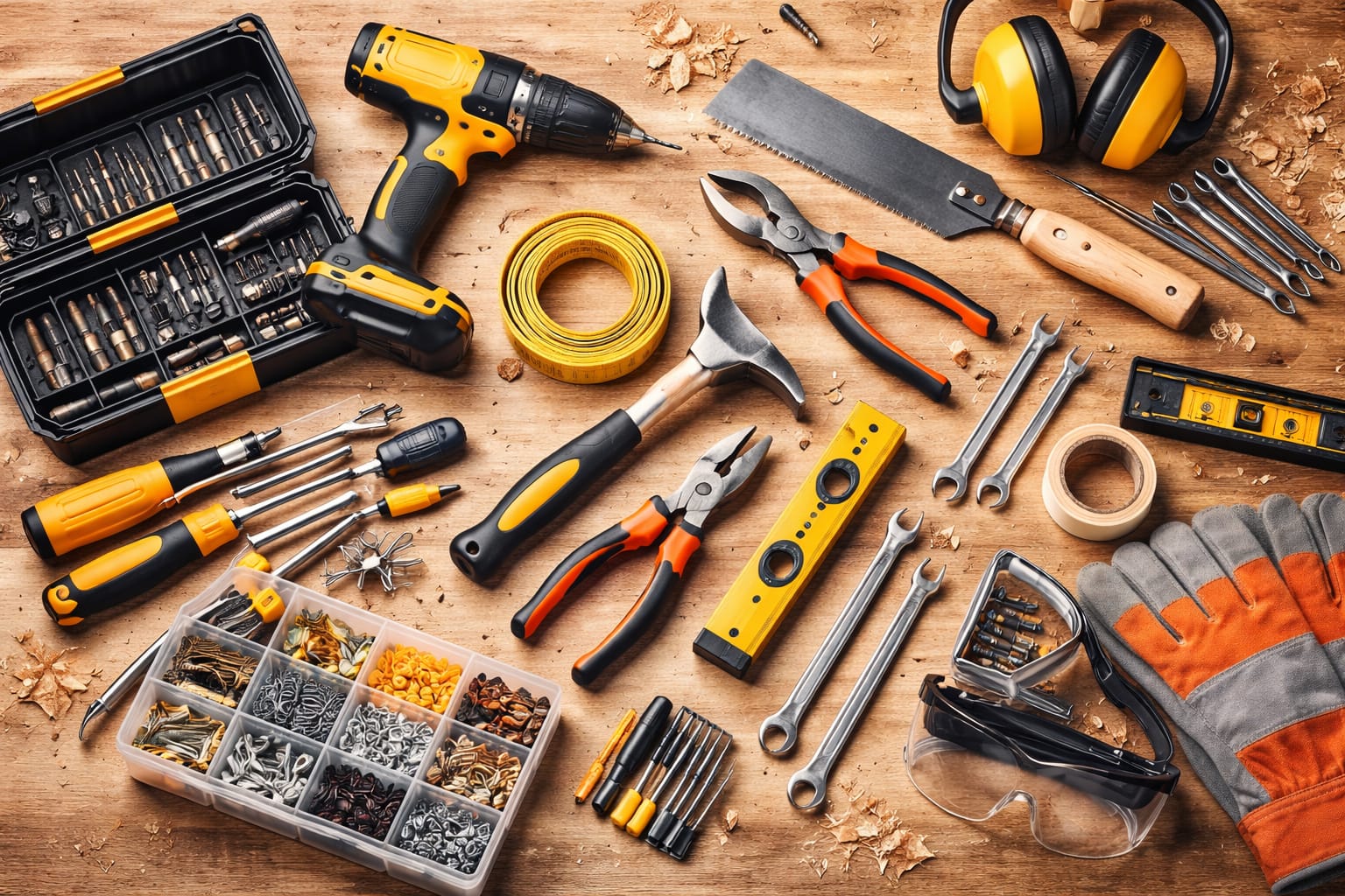 Outillage de base du bricoleur débutant : la liste essentielle (sans se ruiner)