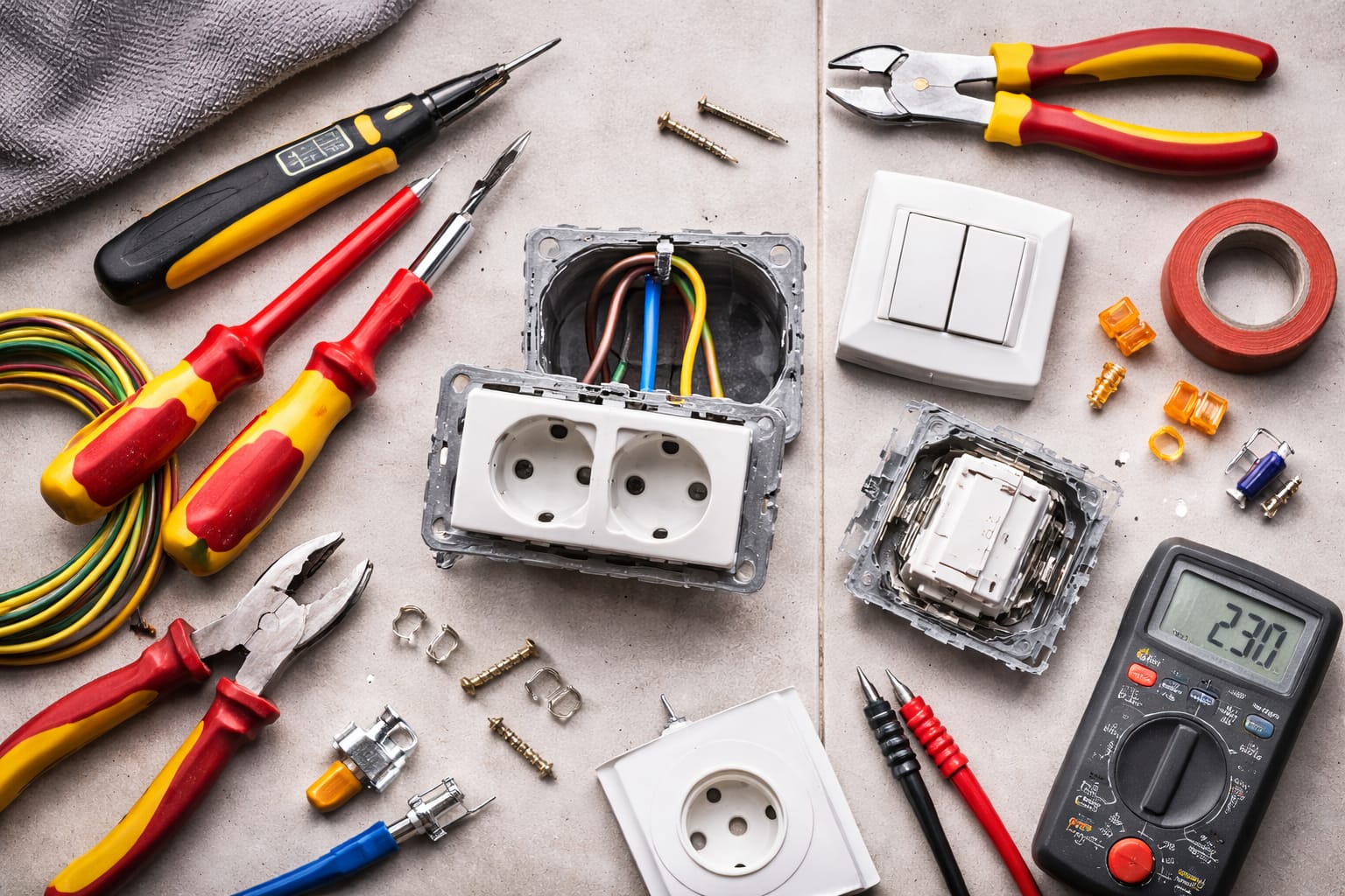 Remplacer une prise ou un interrupteur en toute sécurité